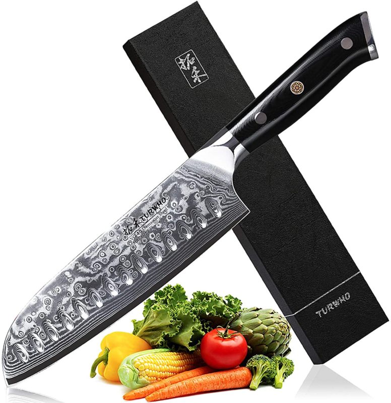 Santoku Knife 7 inch - Japanese 67-layer