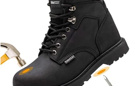 TOSAFZXY Work Safety Boots for Men