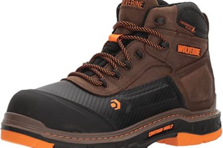 WOLVERINE Men's Overpass 6 inches Composite Toe Waterproof Work Boot