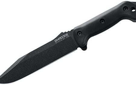 KA-BAR BKR7-BRK Combat Utility , Black, 7-Inch