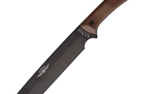 KA-BAR Jarosz Choppa Knife, Black, Brown