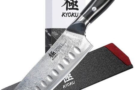 KYOKU Daimyo Series - Damascus Santoku Knife