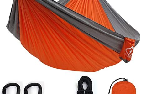 Oaskys Camping Hammock Double with 2 Tree Straps