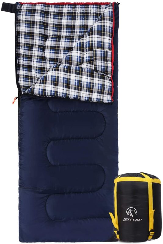 REDCAMP Cotton Flannel Sleeping Bags