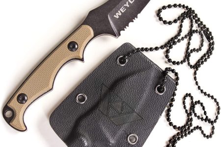 WEYLAND Neck Knife - Small Fixed Blade Tactical EDC Knife