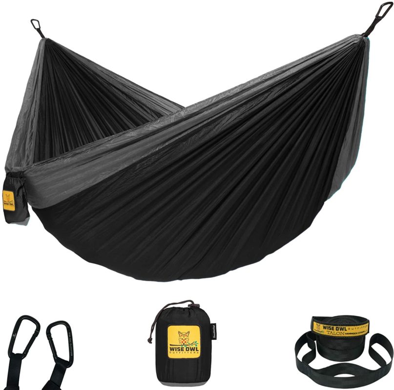 Wise Owl Outfitters Hammock Camping Double & Single with Tree Straps