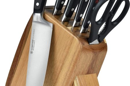 Wusthof Classic 7-piece Slim Knife Block Set (Acacia)