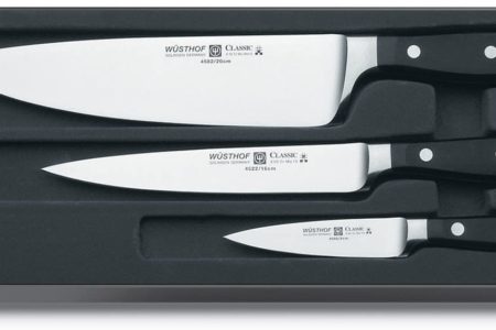 Wüsthof Classic High Carbon Steel 3 Piece Chef's Knife Set
