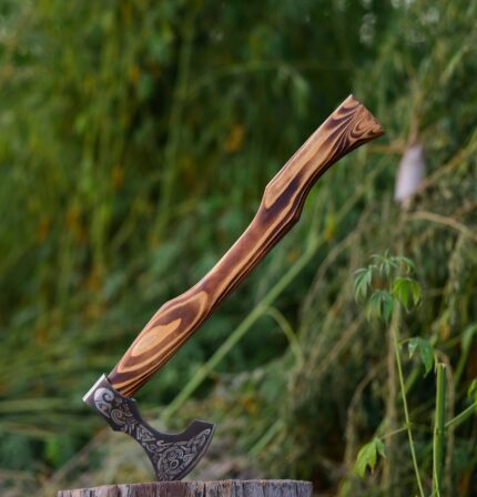 Handmade Carbon Steel Viking Hatchet Axes