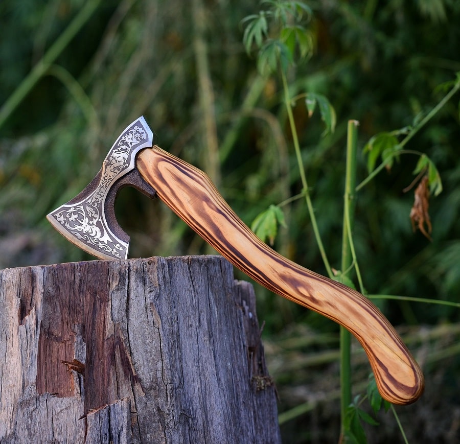Handmade High Carbon Steel Viking Axe Handmade High Carbon Steel Viking Axe