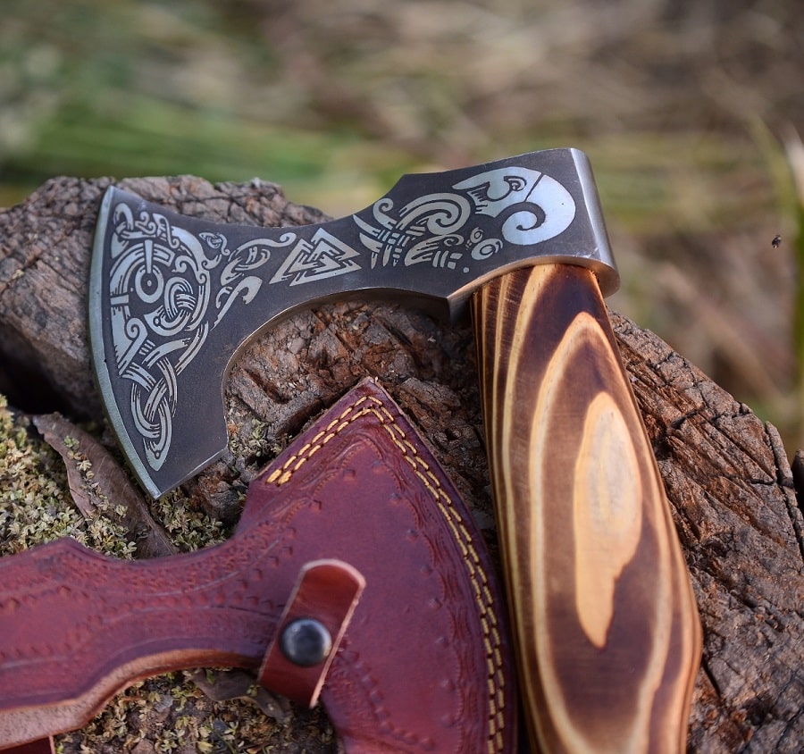Handmade Viking Forged Axe Handmade Viking Forged Axe