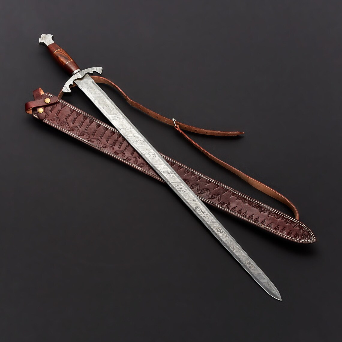 Damascus Double Edge Dagger Swords Damascus Double Edge Dagger Swords