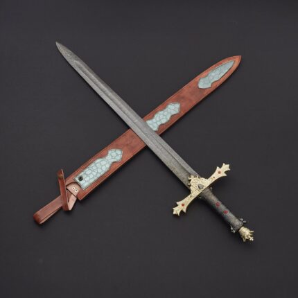 Damascus Double Edge Sword