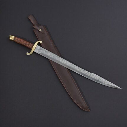 Hand Forged Damascus Viking Swords