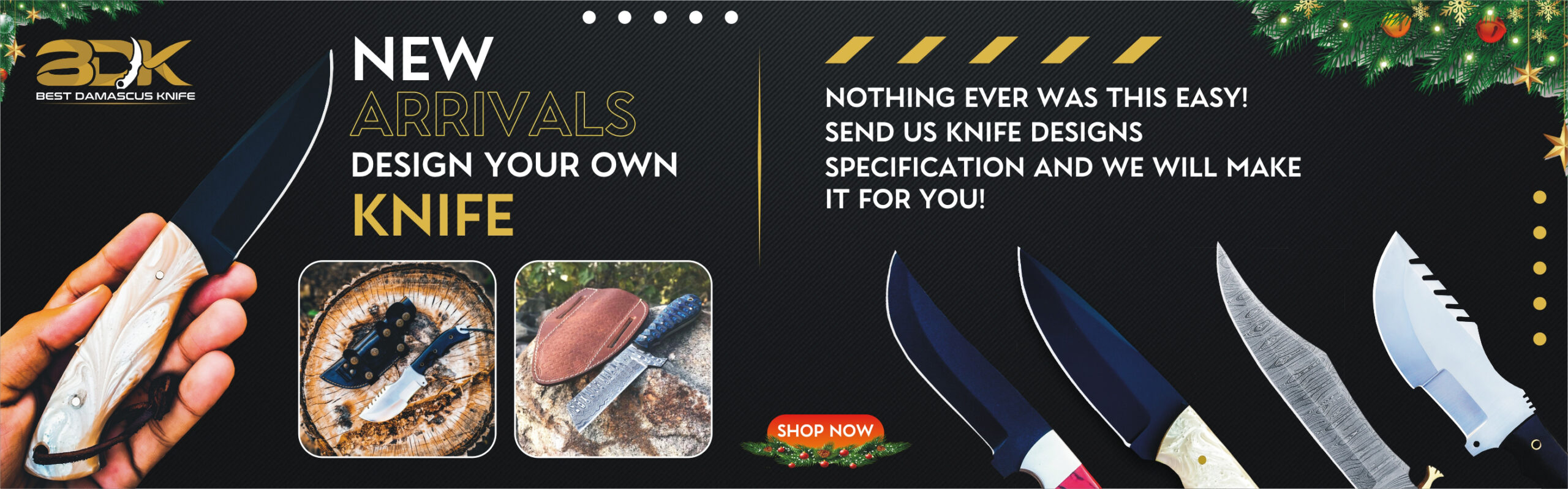 Best Damascus Knife, New Arrival for Christmas Sale