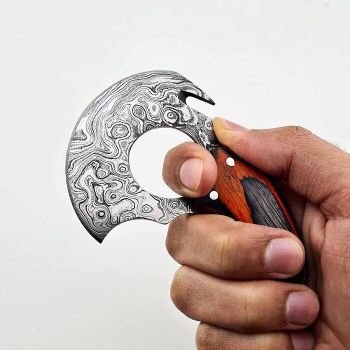 Damascus Steel Mini Skinning Knife