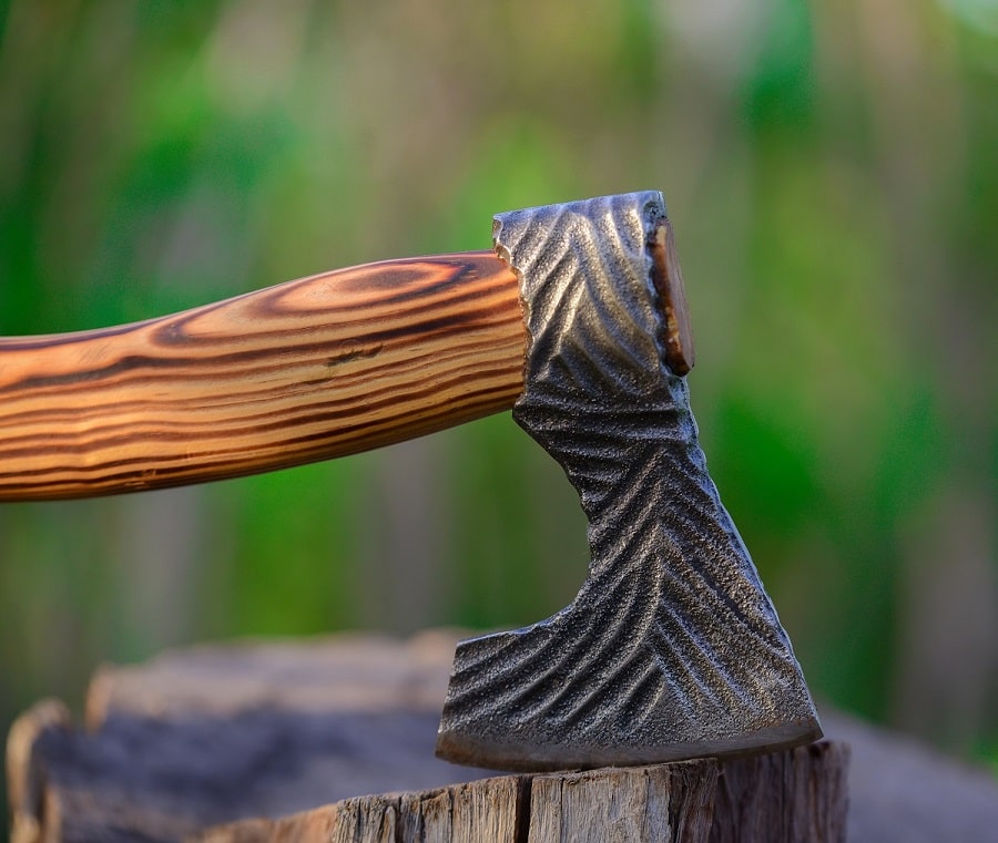 CUSTOM HANDMADE VIKING AXE CUSTOM HANDMADE VIKING AXE