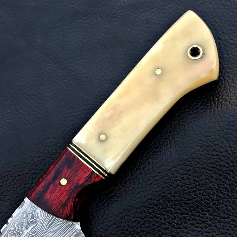 Damascus Steel Skinning Knife Damascus Steel Skinning Knife