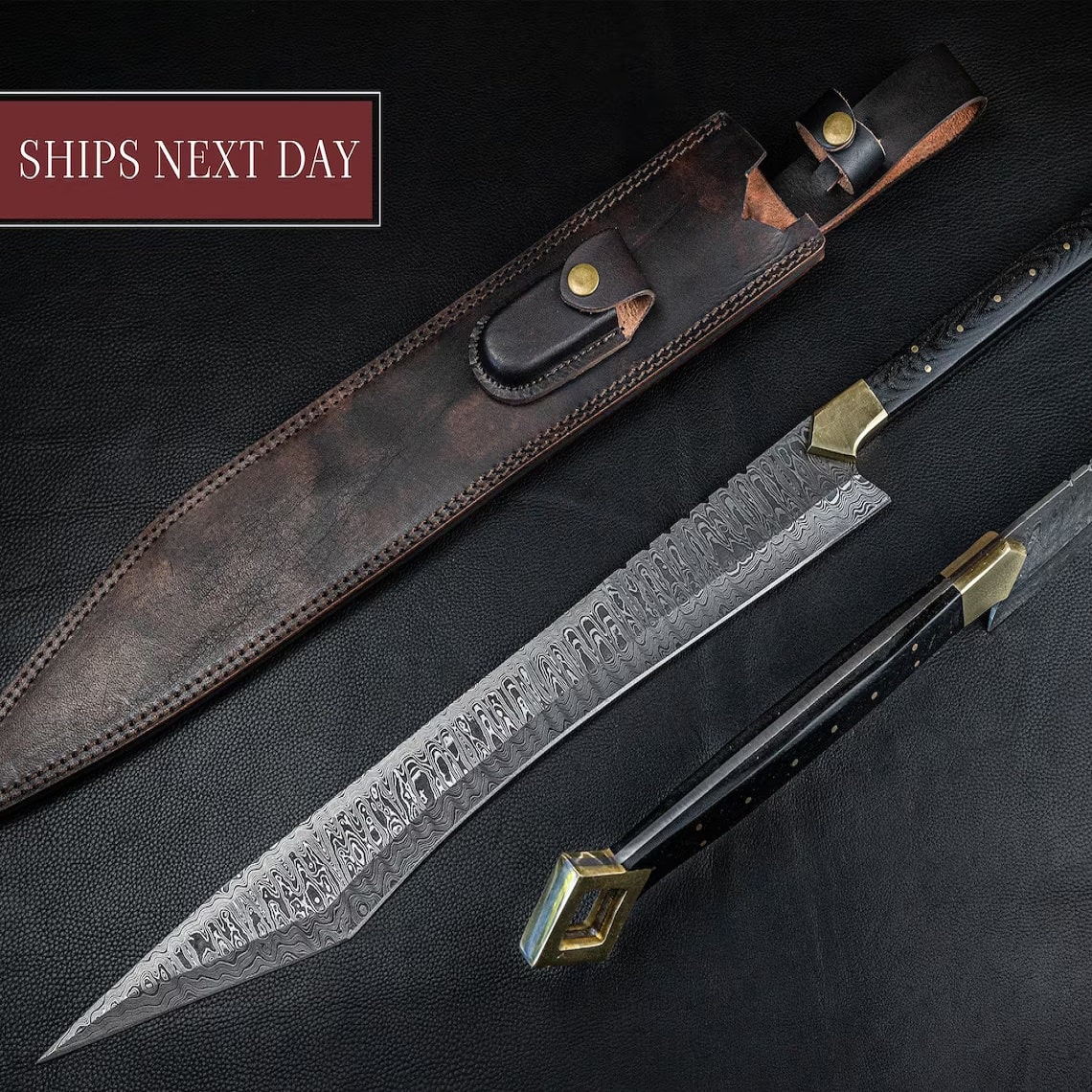 Damascus Viking Tanto Swords Damascus Viking Tanto Swords