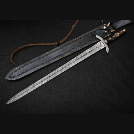 Hand Forged Damascus Steel Viking Swords