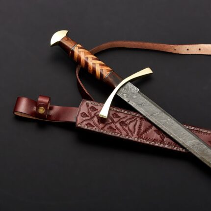 Hand Forged Damascus Viking Sword