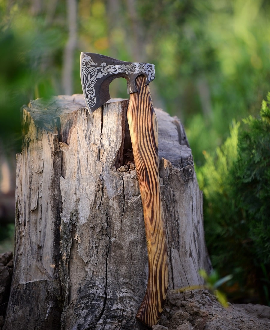 Handmade Carbon Steel Axe Handmade Carbon Steel Axe