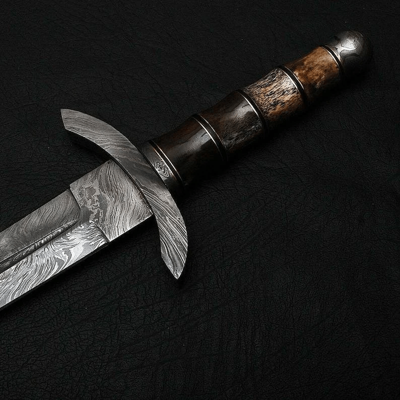 Handmade Damascus Steel Viking Swords Handmade Damascus Steel Viking Swords