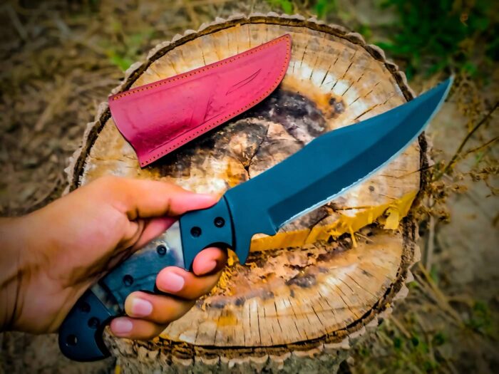 Hunting Knife With Black Coating