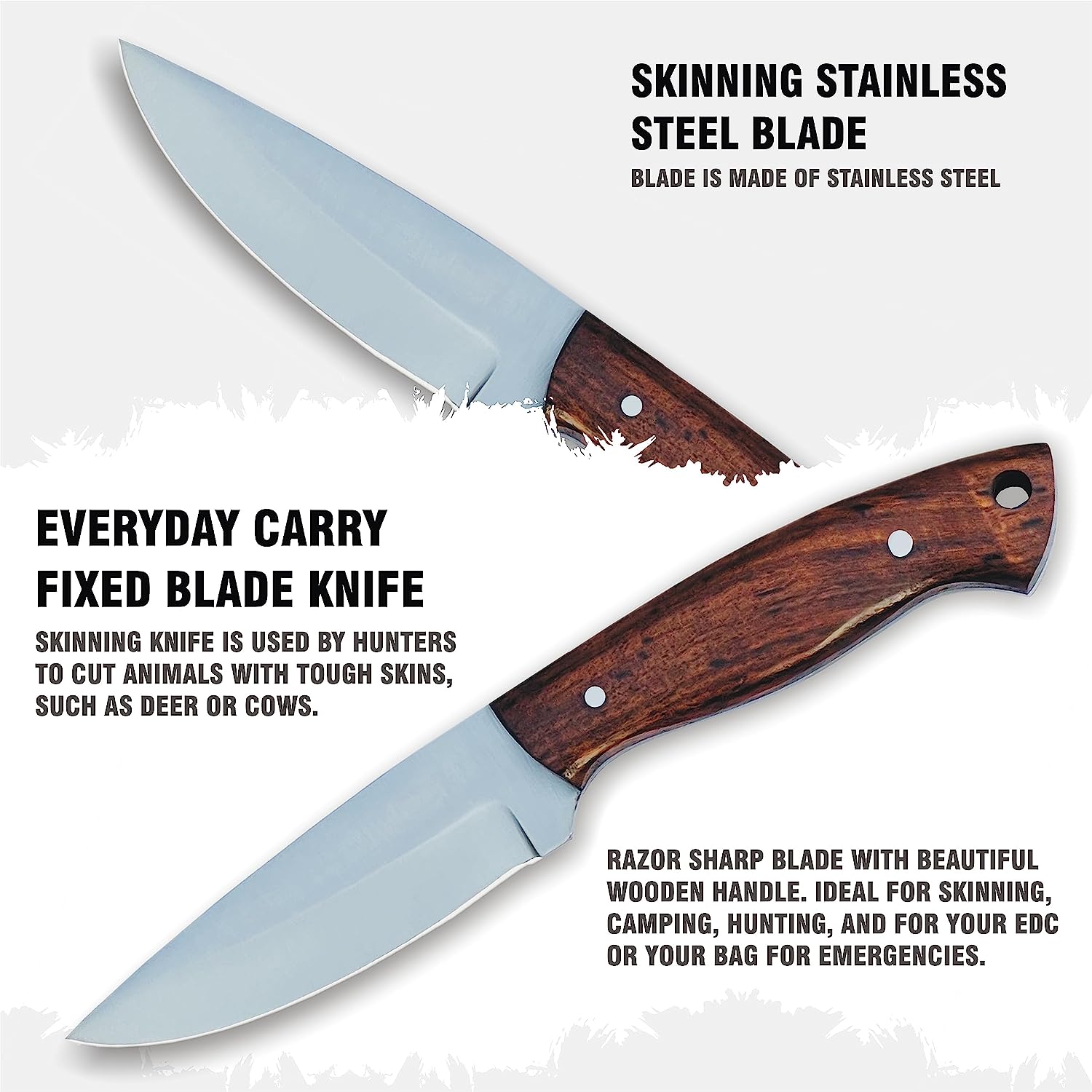 Full Tang Shrap Skinning Knife Full Tang Shrap Skinning Knife