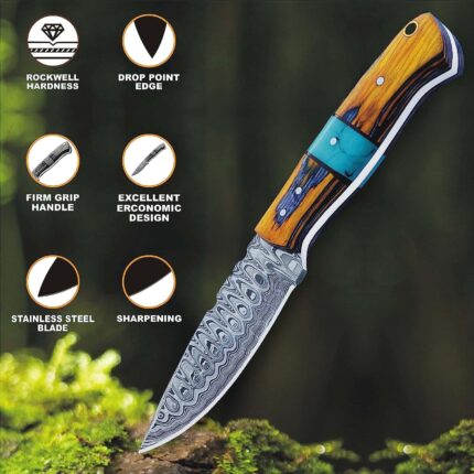 Handmade Fixed Blade Skinning Knife