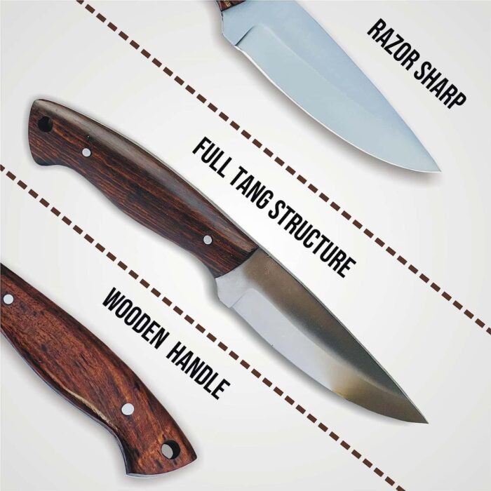 Shrap Skinning Knife For Hunting