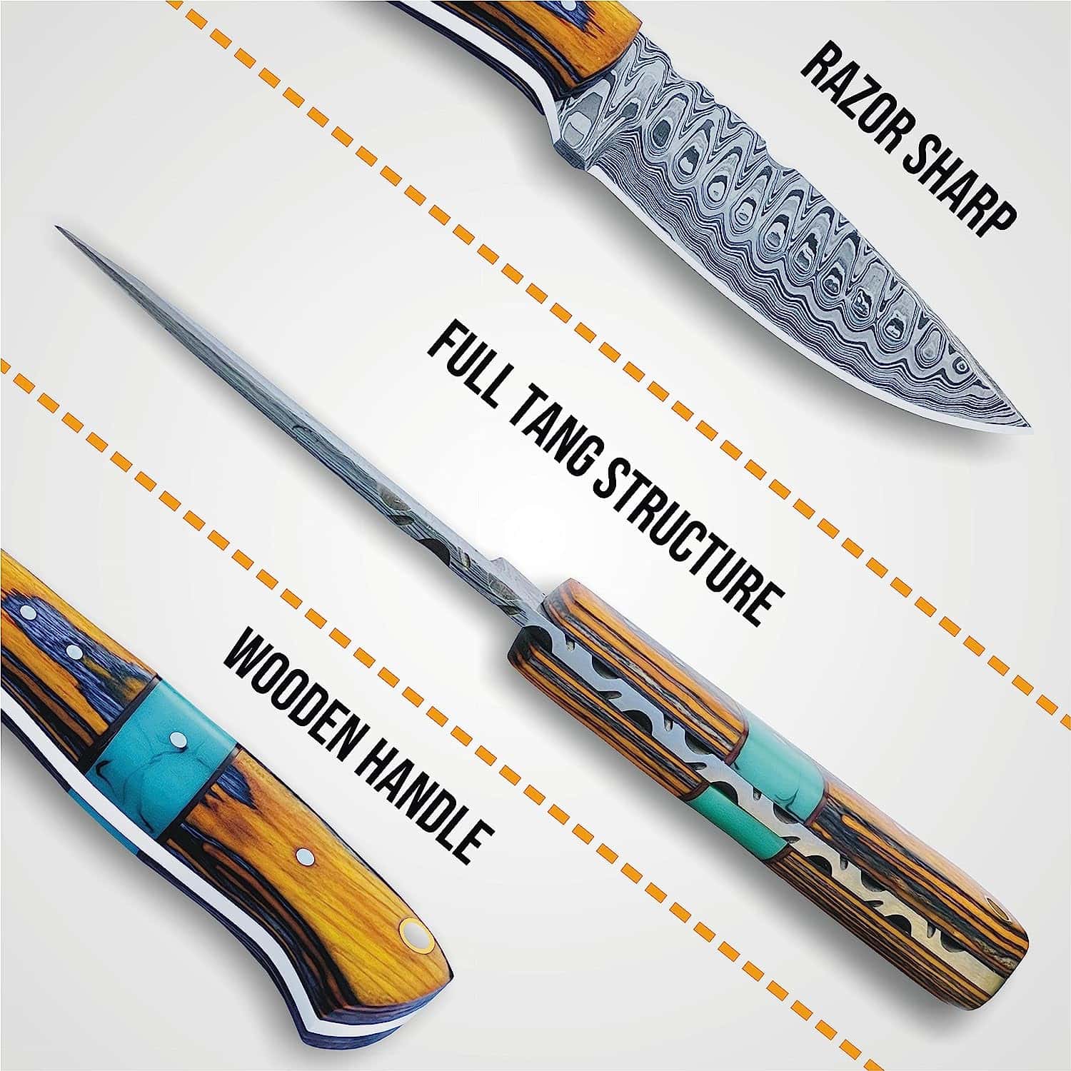 Skinning Hunting Knife For Camping Skinning Hunting Knife For Camping
