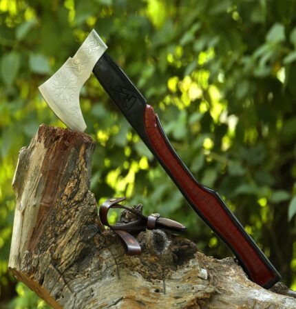 Engraved Viking Axe For Throwing in USA
