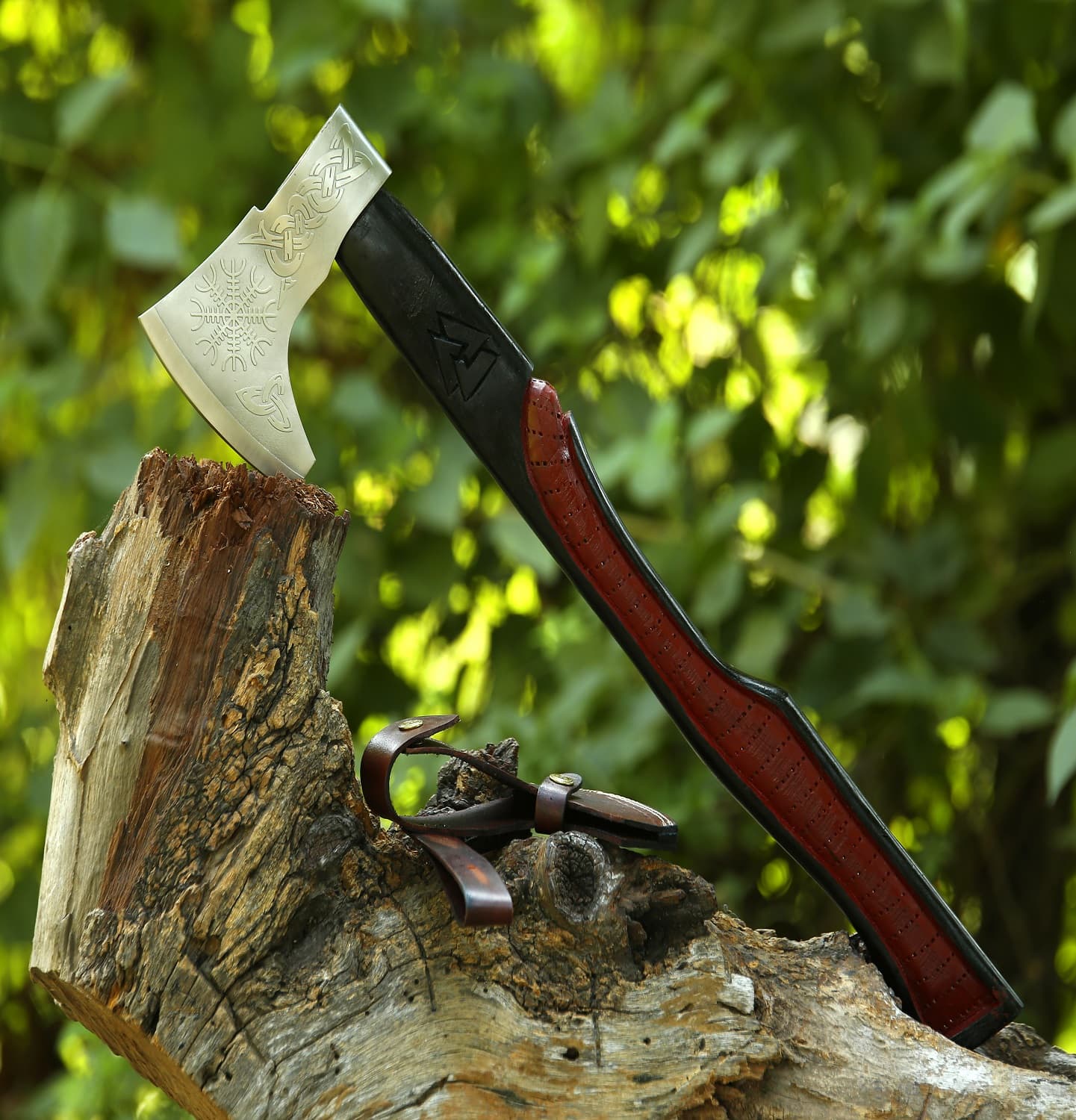 Engraved Viking Axe For Throwing in USA Engraved Viking Axe For Throwing in USA