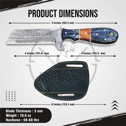 Full Tang 8 Inch Bull Cutter Knives