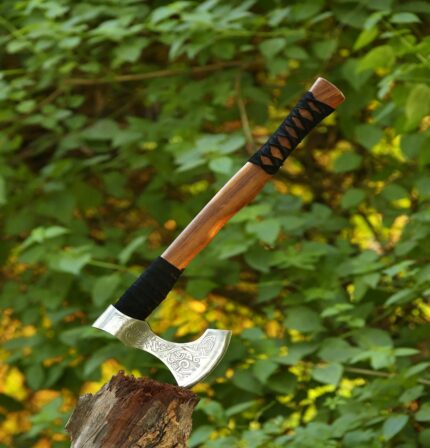 Handmade High Carbon Steel Viking Axe