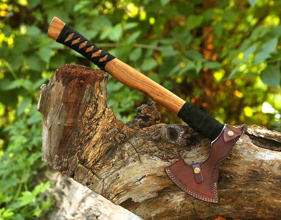 High Carbon Steel Viking Axe